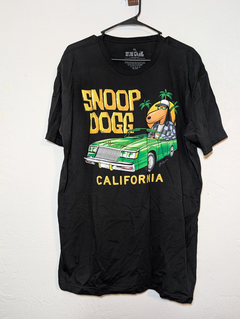 Snoop Dogg Graphic Tee Shirt Casual Hippie Stoner Streetwear California
